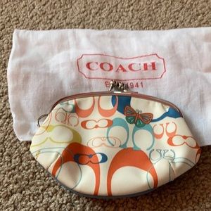 Coach change purse/clutch . NWOT
